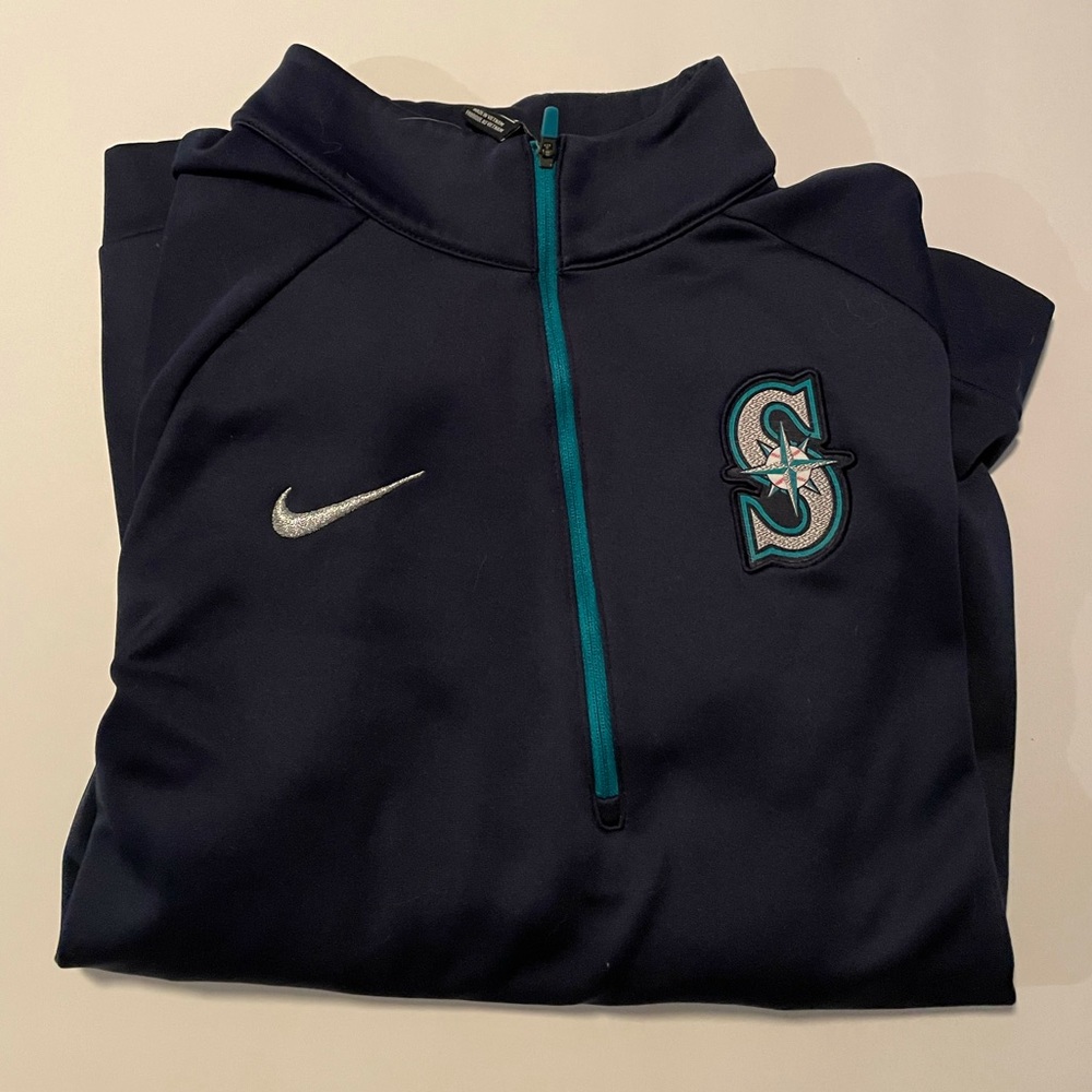 Nike Seattle Mariners Quarter Zip Fleece